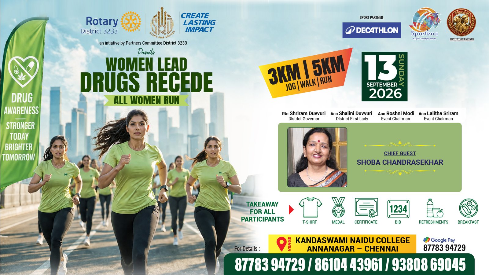 WOMEN LEAD DRUG RECEDE ONLY WOMEN MARATHON