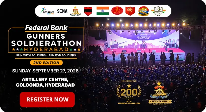 Federal Bank Gunners Soldierathon Hyderabad 2nd Edition
