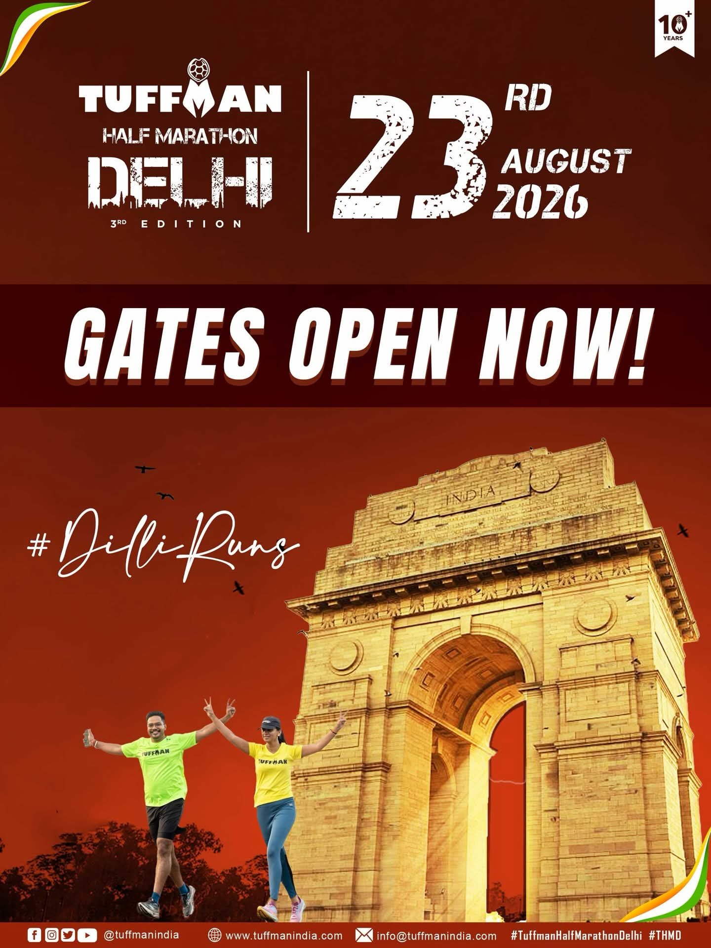 Tuffman Half Marathon Delhi 2026